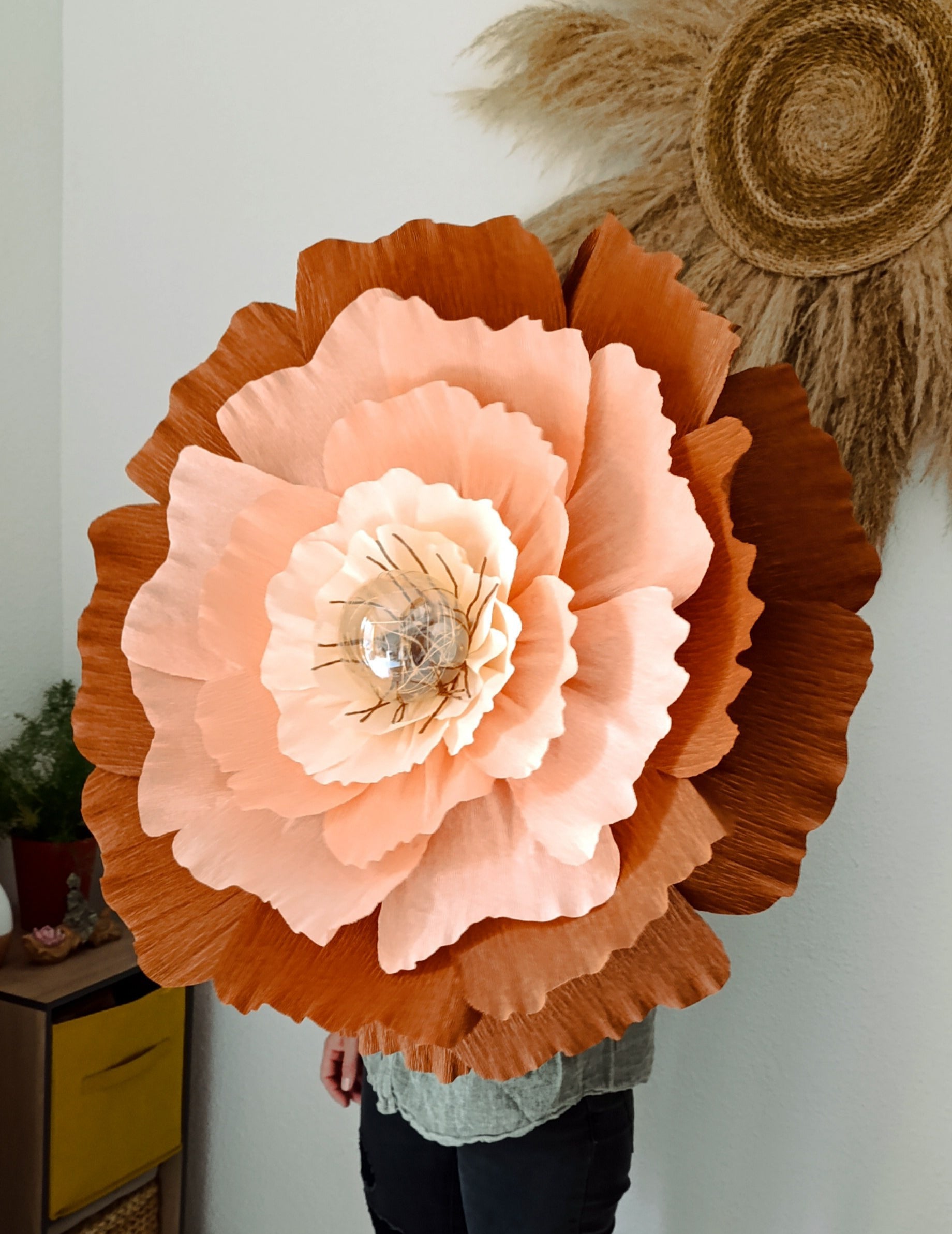 La fleur abricot